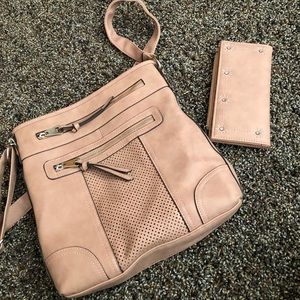 Satchel and matching wallet!